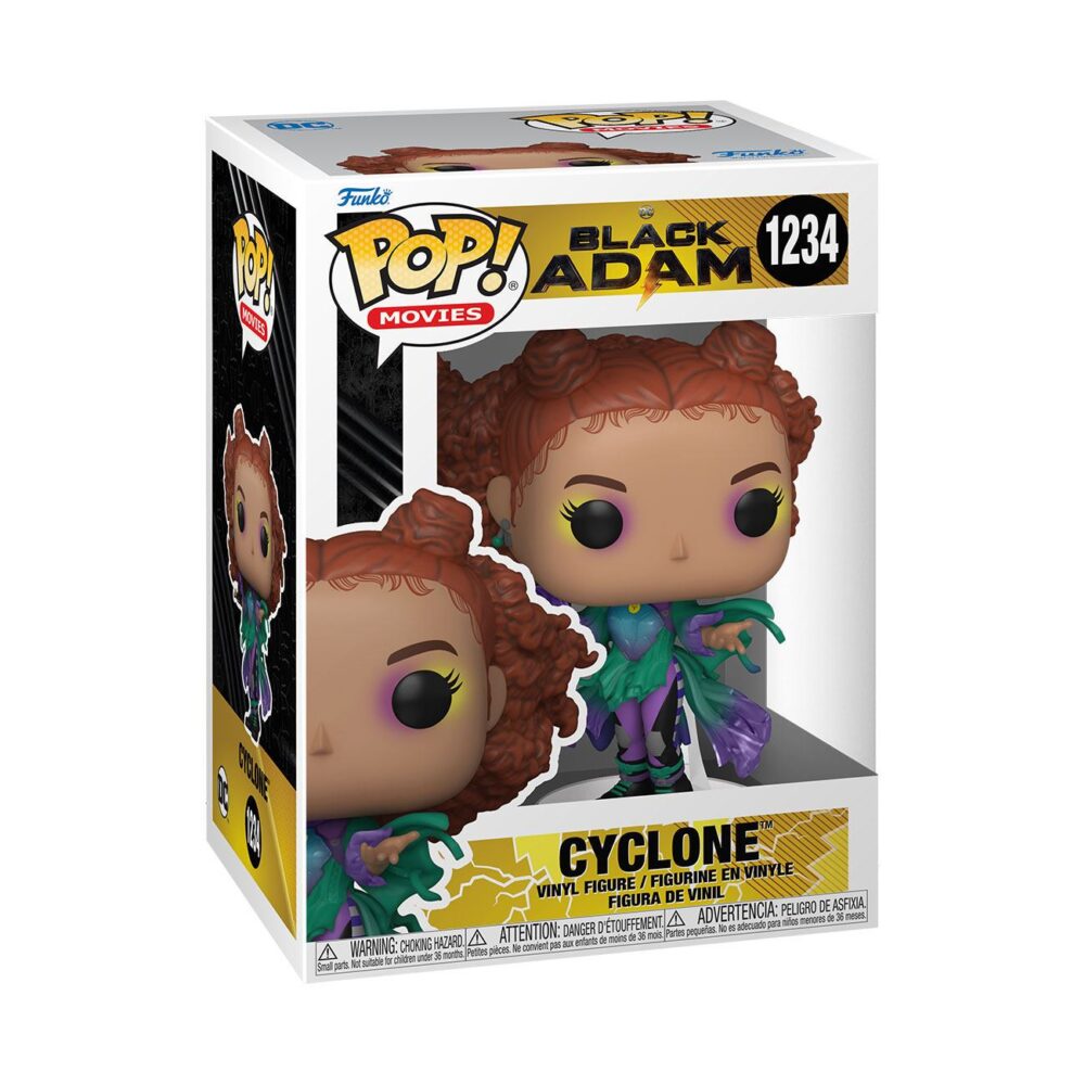 Funko Pop Black Adam Cyclone Vinyl figura 9 cm 64191