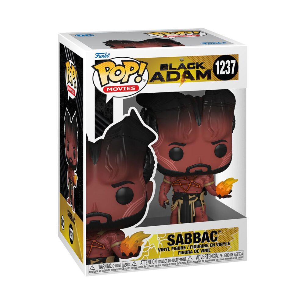 Funko Pop Black Adam Sabbac Vinyl figura 9 cm 64194