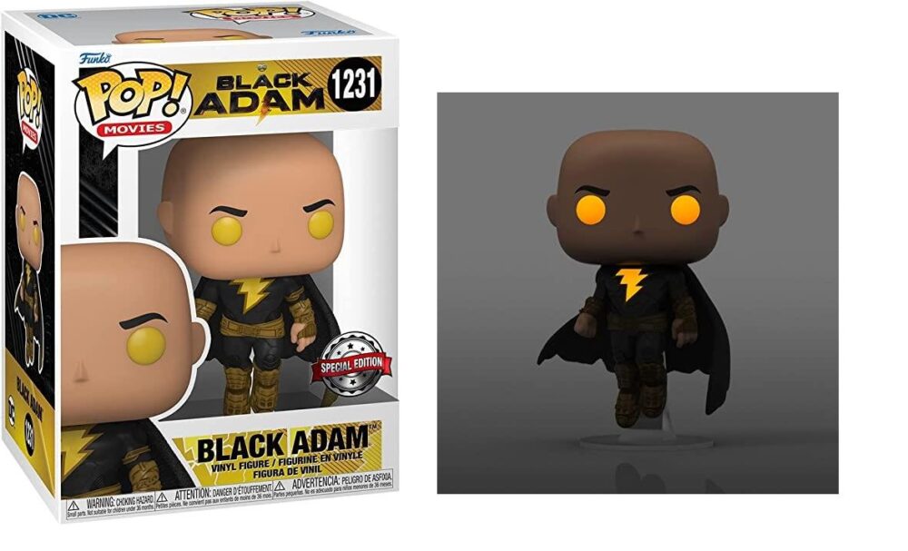 Funko Pop Black Adam Special Edition Flying Black Adam Vinyl figura 9 cm 65031