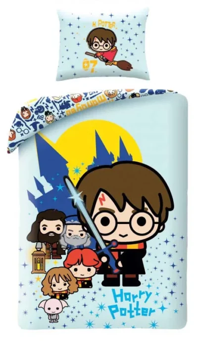Harry Potter Chibi posteljina 100x135 cm, 40x60 cm 02803