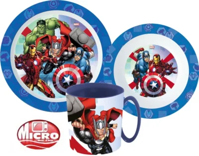 Marvel Avengers set za jelo 3 dijela - šalica, zdjelica, tanjur 22235