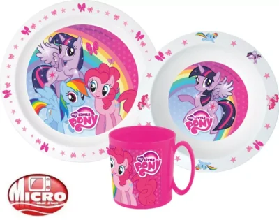 My Little Pony set za jelo 3 dijela - šalica, zdjelica, tanjur 22253