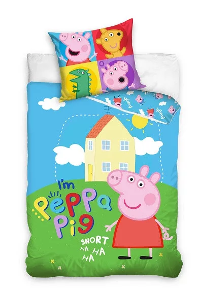 Peppa Pig posteljina 140×200 cm, 70×90 cm 97698