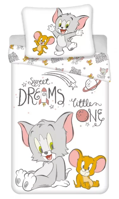 Tom and Jerry posteljina 100×135cm, 40×60 cm 53193
