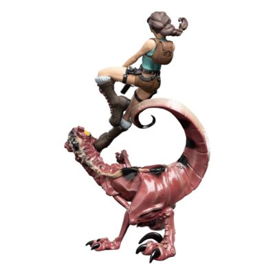 Tomb Raider Lara Croft & Raptor Mini Epics Vinyl figura 24 cm