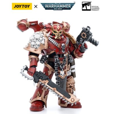 Warhammer 40k Chaos Space Marines Crimson Slaughter Brother Maganar 1/18 Action Figure 12 cm JT4249