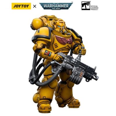 Warhammer 40k Imperial Fists Heavy Intercessors 01 Polad Lycalrad 1/18 Action Figure 13 cm JT3433