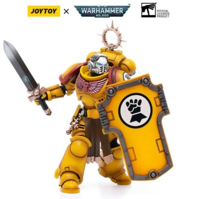 Warhammer 40k Imperial Fists Veteran Brother Thracius 1/18 Action Figure 12 cm JT3013