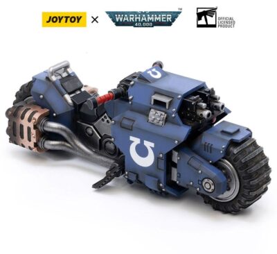 Warhammer 40k Vehicle Ultramarines Outrider Bike 1/18 Action Figure 22 cm JT2832