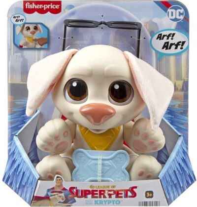 DC League of Super-Pets Baby Krypto igračka sa zvukom Fisher-Price HGV05