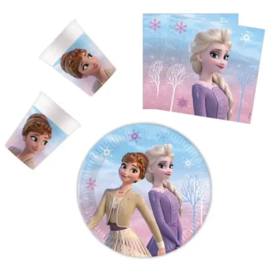 Disney Frozen 2 Party set 36 komada - tanjuri, čaše, salvete 00042