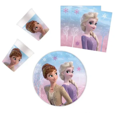 Disney Frozen 2 Party set 36 komada - tanjuri, čaše, salvete 00043
