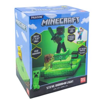 Minecraft Diorama Light Steve svjetiljka 30 cm Paladone 5
