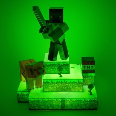 Minecraft Diorama Light Steve svjetiljka 30 cm Paladone 6