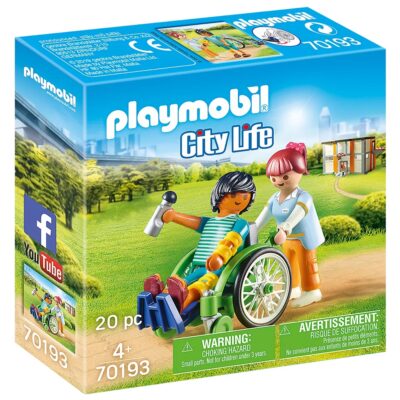 Playmobil City Life 70193 Pacijent u kolicima