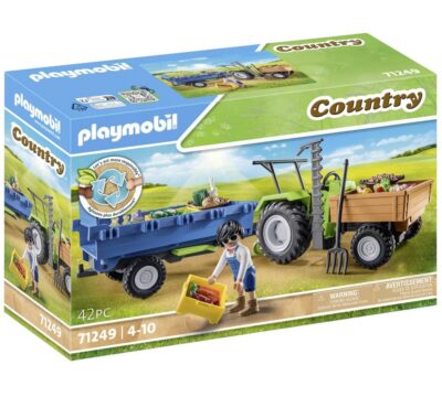 Playmobil Country 71249 Traktor s prikolicom