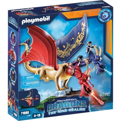 Playmobil Dragons The Nine Realms 71080 Wu & Wei with Jun