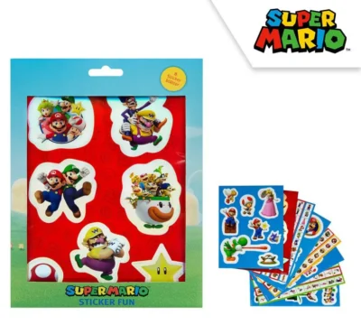 Super Mario naljepnice 8 listova 03411