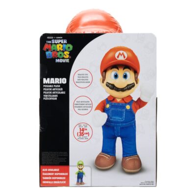 The Super Mario Bros. Movie plišana figura Mario 35 cm