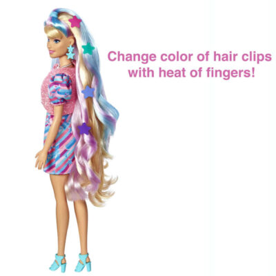 Barbie Totally Hair Stars Look lutka s dodacima HCM88 3