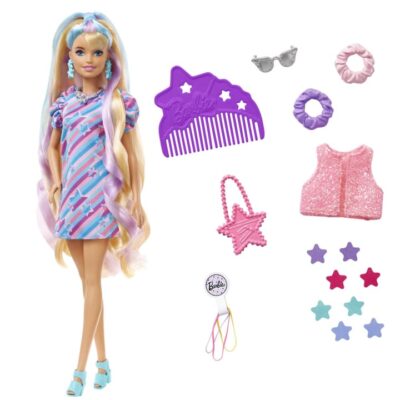 Barbie Totally Hair Stars Look lutka s dodacima HCM88