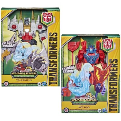 Bundle Transformers Hot Rod & Volcanicus Energon Armor Transformers Bumblebee Cyberverse Adventures akcijske figure E1885 8