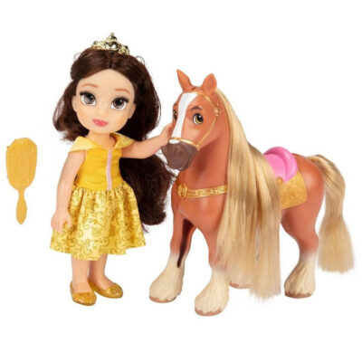 Disney Princess Belle & Philippe lutka 15 cm Ljepotica i zvijer 1