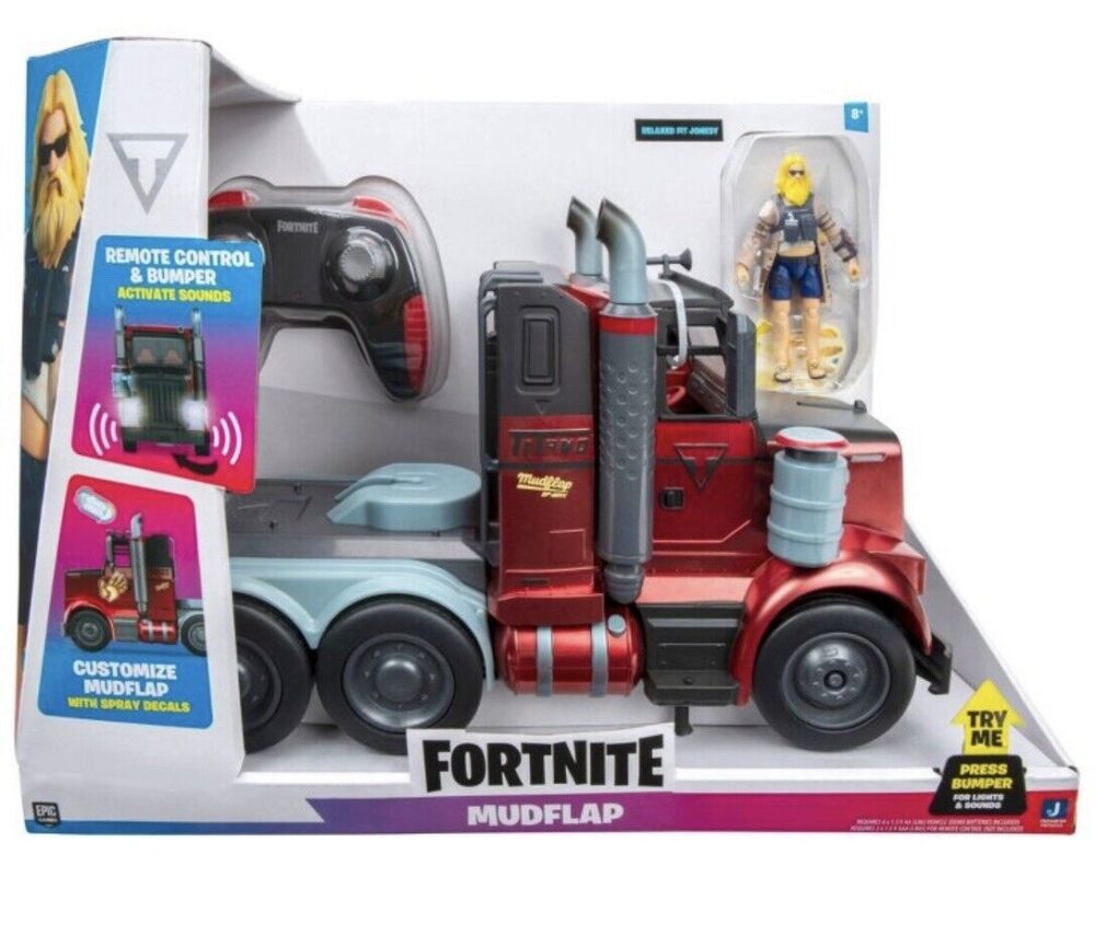 Fortnite RC Mudflap vozilo na daljinsko upravljanje s akcijskom figurom Jonsey FNT0733