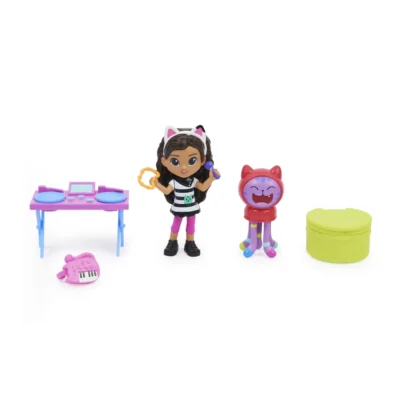 Gabina kuća lutaka Gabbys Kitty Karaoke Cat-tivity set figura Gabbys Dollhouse 1