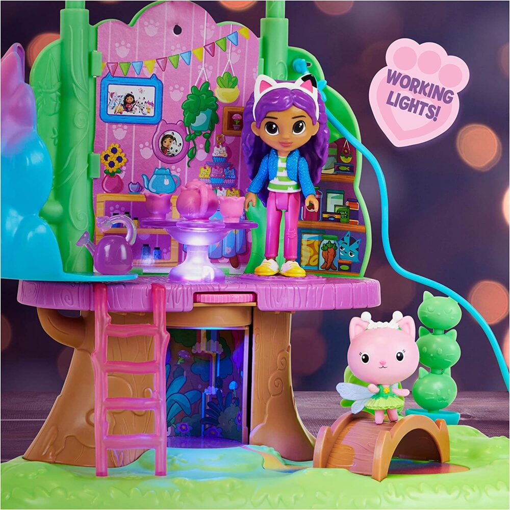 Gabina kuća lutaka Kitty Fairys Garden Treehouse set za igru Gabbys Dollhouse 3