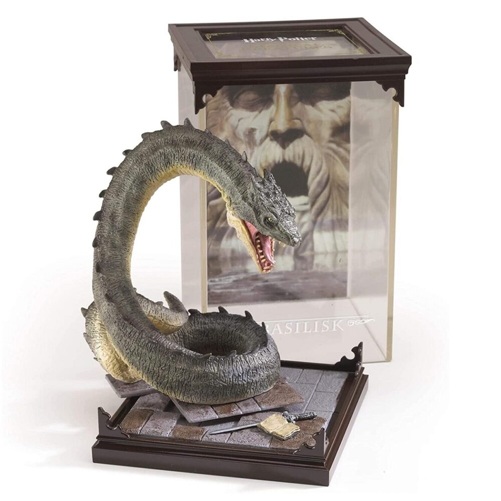 Harry Potter Magical Creatures Statue Basilisk 19 cm figura Noble Collection