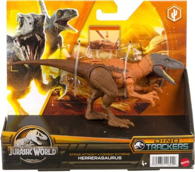 Jurassic World Dino Trackers Strike Attack Herrerasaurus akcijska figura HLN64