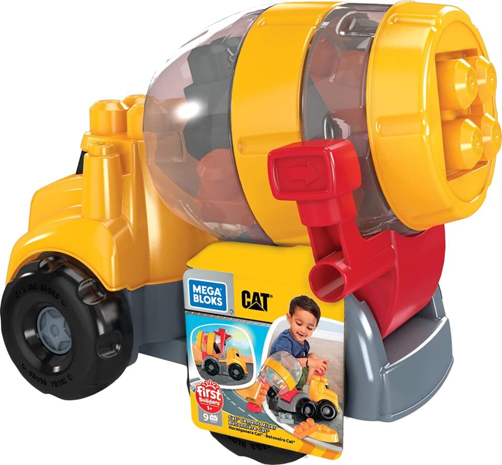 Mega Bloks First Builders CAT Kamion mješalica za beton s kockama GFG11 1