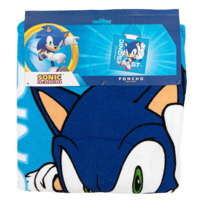 Sonic the Hedgehog poncho ručnik 55x110 cm 71047 1