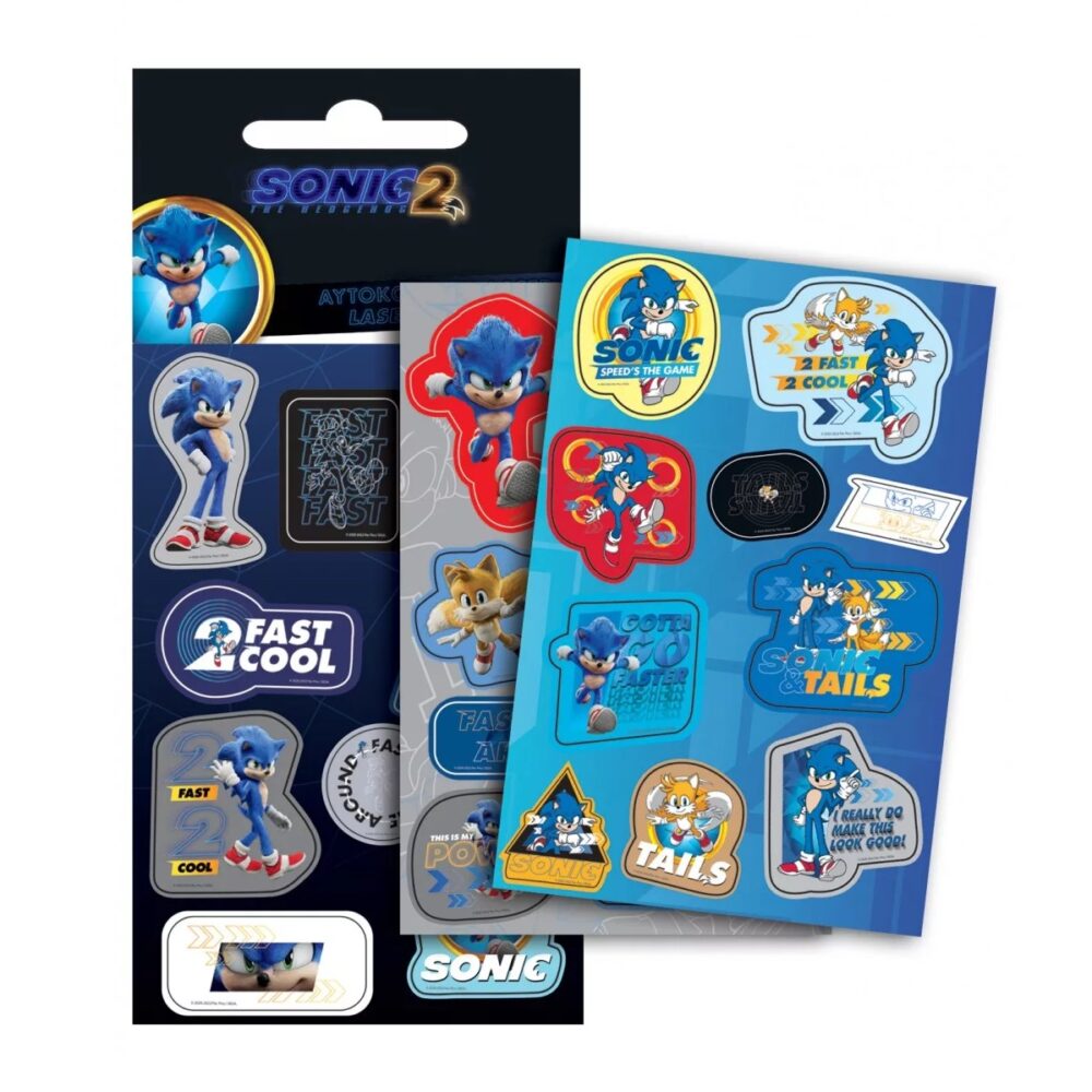 Sonic the Hedgehog set hologramskih naljepnica 40010