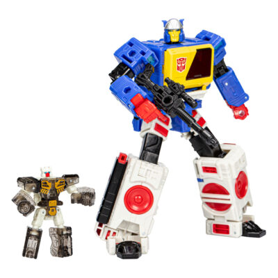 Transformers Twincast and Autobot Rewind Legacy Evolution Voyager Class Action Figure 18 cm F7208