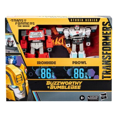 Ironhide & Prowl 2-Pack Transformers The Movie Buzzworthy Bumblebee Studio Series Action Figure F7129 2