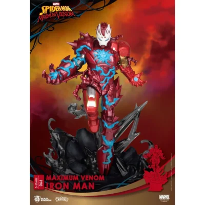Maximum Venom Iron Man Special Edition Marvel Comics D-Stage PVC Diorama 16 cm figura Beast Kingdom DS-066SP