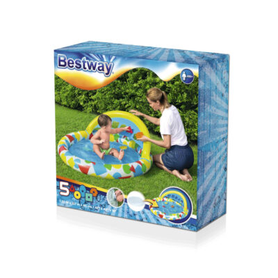 Splash & Learn dječji bazen na napuhavanje 120x117x46 cm Bestway 52378 6