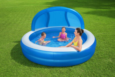 Summer Days obiteljski bazen na napuhavanje sa sjenilom 185x180x53 cm Bestway 54337 6