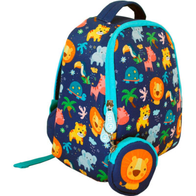 Animals neopren ruksak vrtićki 25 cm + torbica privjesak Kids Licensing 3