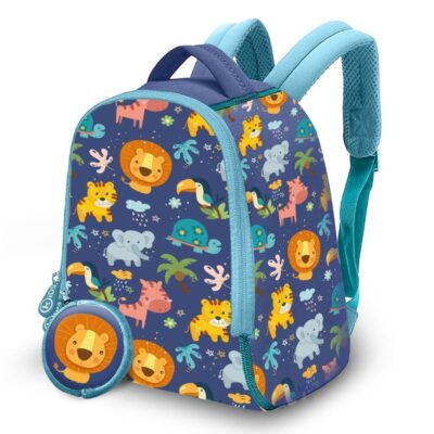 Animals neopren ruksak vrtićki 25 cm + torbica privjesak Kids Licensing