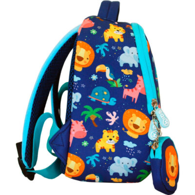 Animals neopren ruksak vrtićki 25 cm + torbica privjesak Kids Licensing 5