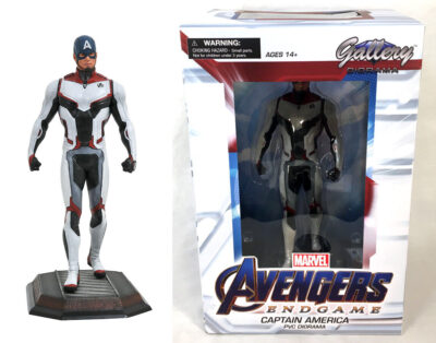 Avengers Endgame Captain America (Team Suit) Marvel Movie Gallery PVC Statue figura 23 cm Diamond Select 1