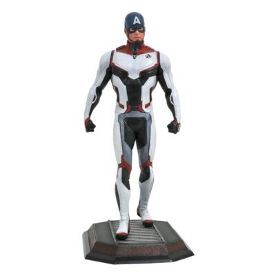 Avengers Endgame Captain America (Team Suit) Marvel Movie Gallery PVC Statue figura 23 cm Diamond Select