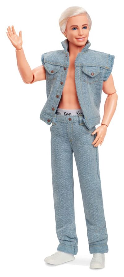 Barbie The Movie Ken Wearing Denim Matching Set lutka 30 cm Mattel HRF27 4