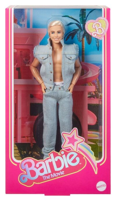 Barbie The Movie Ken Wearing Denim Matching Set lutka 30 cm Mattel HRF27 7