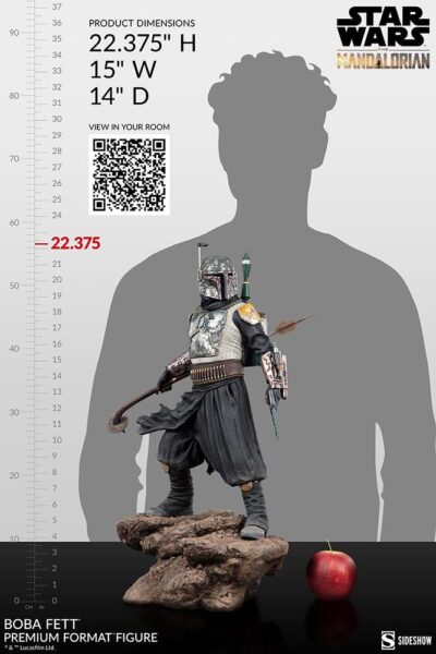 Boba Fett Premium Format Statue 57 cm Star Wars The Mandalorian Sideshow 6