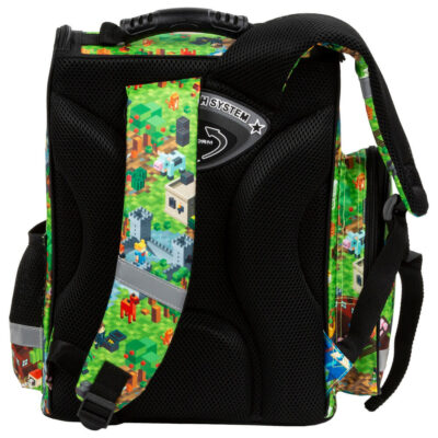 Ergonomska školska torba s Minecraft uzorkom DF31 5