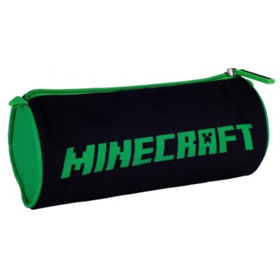 Minecraft okrugla pernica 22x8x8 cm zeleno crna 1